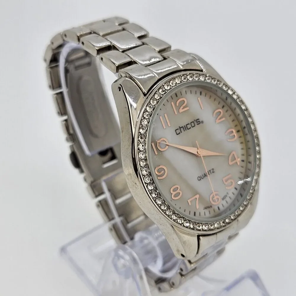 Chico's Women's Watch 41MM Gray Gold Dial‎ Gray Gold Bracelet 6.5
